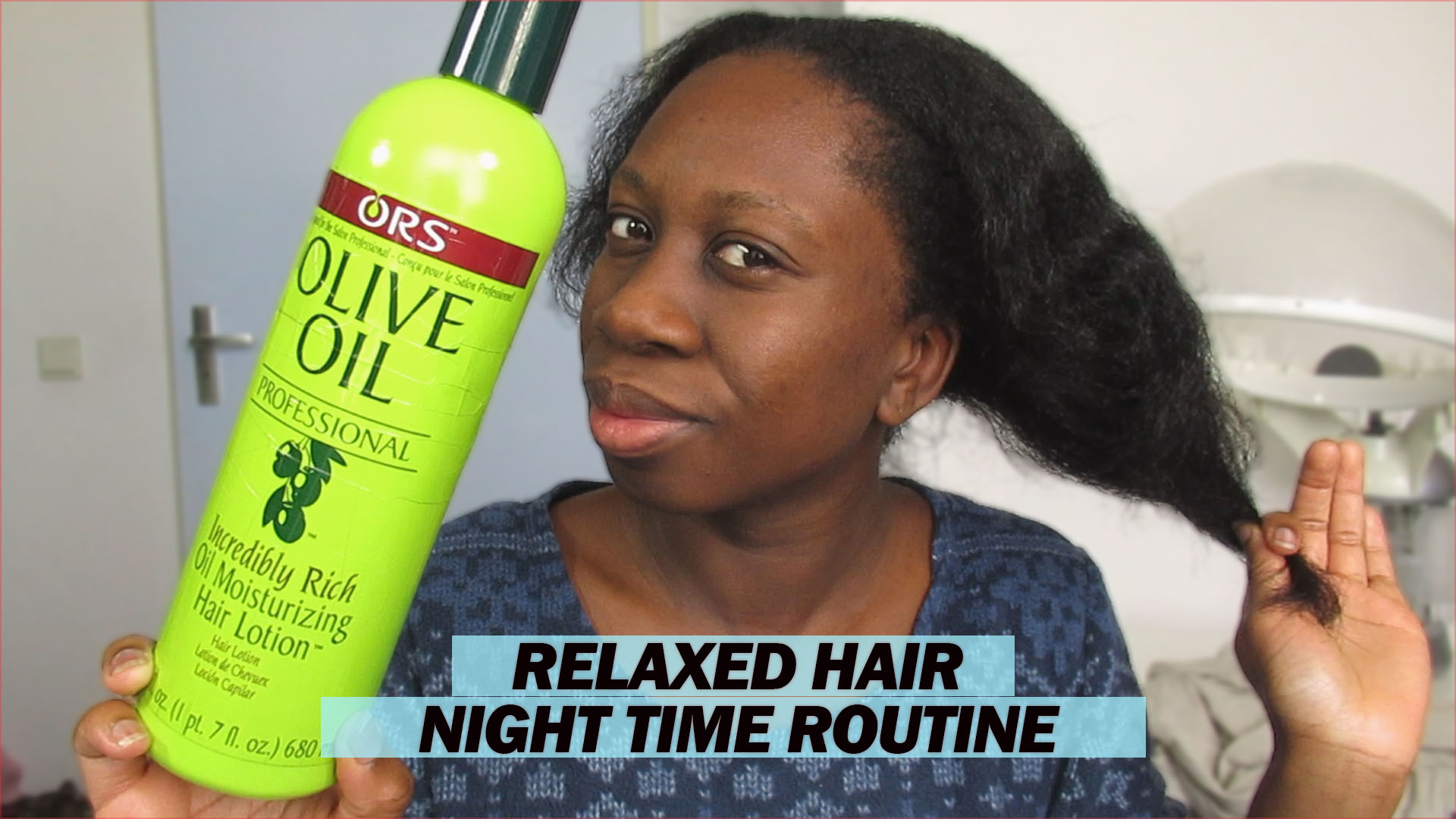 night time hair care routine 