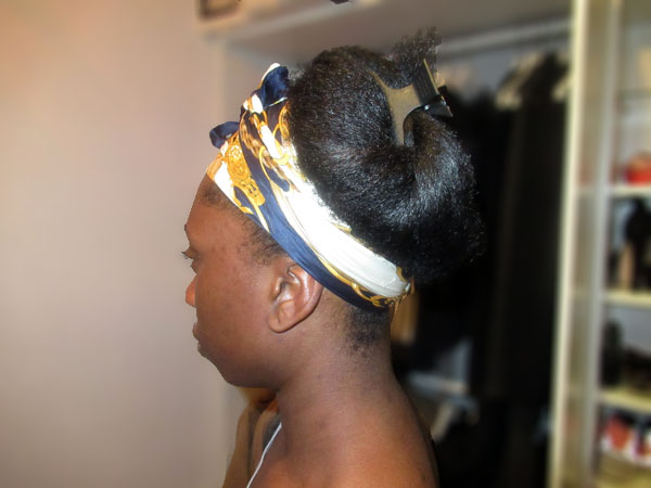 April 11 - air drying wash routine for relaxed hair